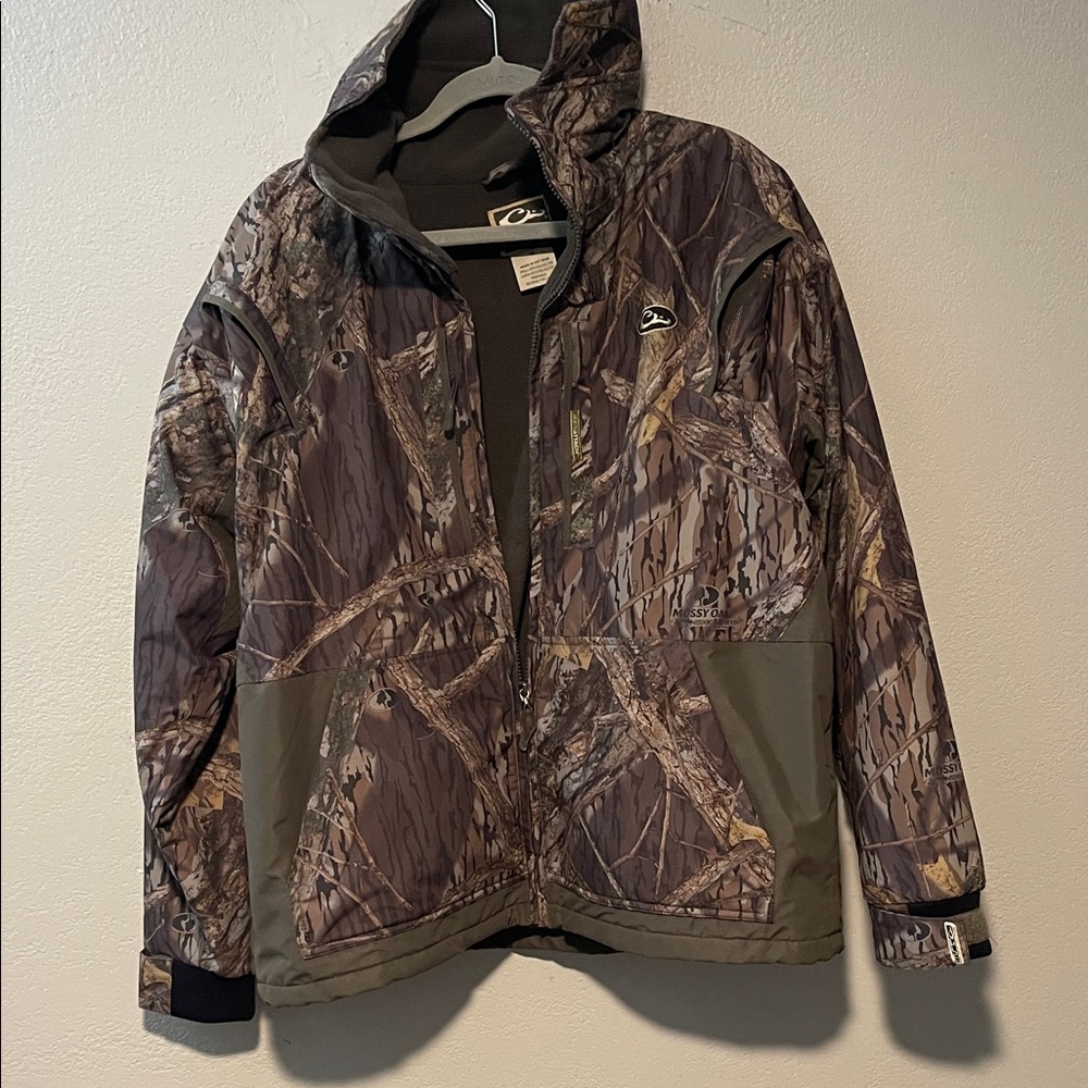 Drake Waterfowl Camouflage Jacket. Mid season. Size Medium